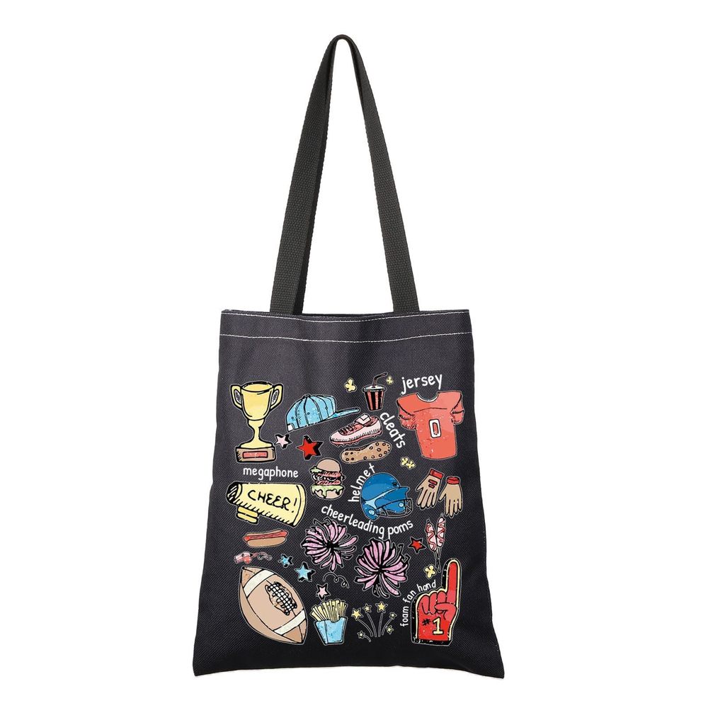 Football Lover Gift Football Helmet Tote Bag Football Mom Handbag Football >:(